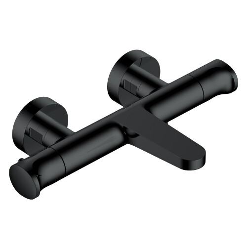 Rak Bath/Shower WM Exposed Bar Mixer Black