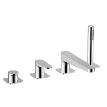 Rak Ischia 4 Hole Bath/Shower Mixer Chrome
