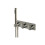 Rak Dual Outlet Thermo Shower Kit Nickel 1