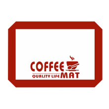 Tapis de café en caoutchouc anti-taches et absorbant, lot de 1