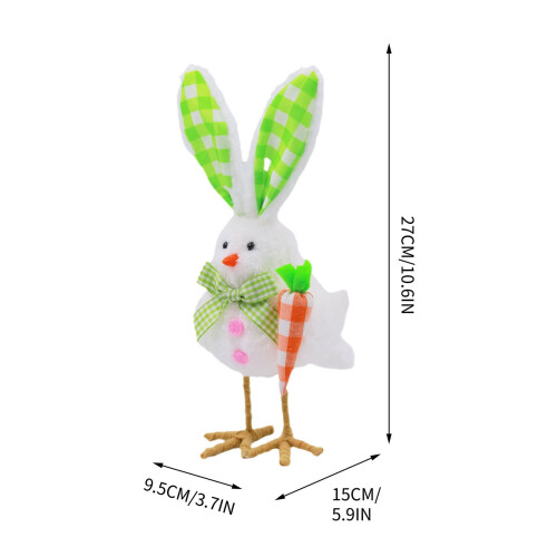 Påskegnomdekor håndlaget polyesterfigur 1 stk. 2