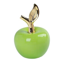 Keramische decoratieve appelfiguur (1 stuk)