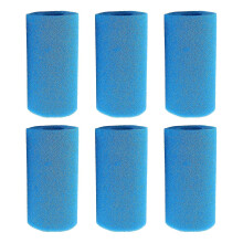 6 Pcs Foam Filter Sponge for Type A Reusable Washable Swimming Pool Aquarium Filter Accessories