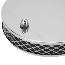 Filtro aria metallico ad alto flusso da 14x3 cm per carburatore SU HS2 da 1 pollice