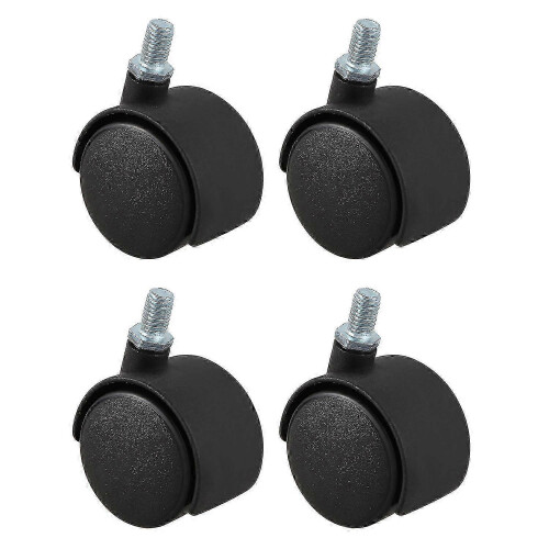 8mm stem caster compatible with trolleys and cabinets 4 pieces