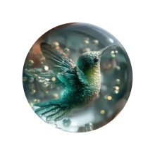 Friendly Artisanal Glass Marble Safe 3cmGlass Orbs For Kids-C