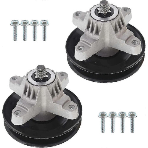 MTD spindle assembly replacement 2 pack with pulley 918-0574c