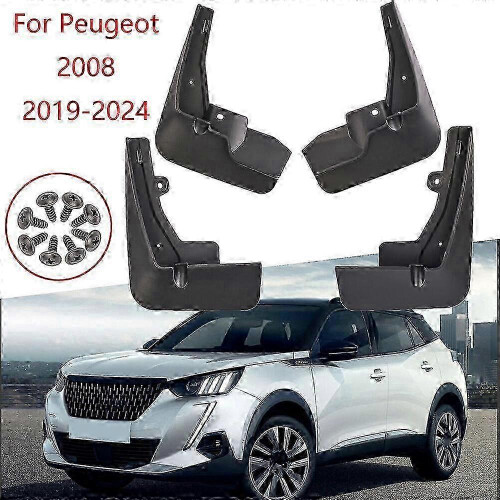 Mud guards for Peugeot 2008 2019-2024 front rear splash flaps
