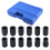 1" Deep Drive Impact Socket Set 12pc 24-41mm 80mm CR-V 6 Point Hex Tools 1
