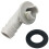 Plastic Air Conditioner Ac Drain Hose Connector Elbow Fitting with Rubber Ring-hy 1