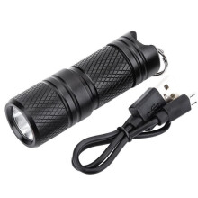 Taschenlampe - Atyhao - Mini-LED-Taschenlampe mit USB-Aufladung - Tragbar - Schwarz - Taschenlampe