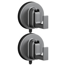 Ganchos con ventosa para toallero de puerta de baño (1 unidad)