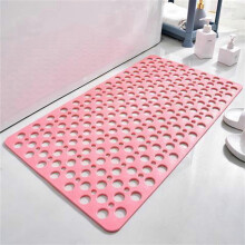 Extra Long TPE Bathtub Mat, Non-Slip with Multi-Hole Drainage & Strong Suction Cups, Skin-Friendly Shower Mat Compatible with Standard Tubs