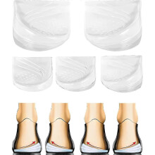 (3 Layer, S 9.5x5.5cm) Orthopedic Heel Wedge for Over-Pronation and Bow Legs Support