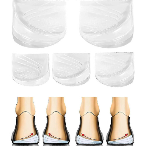 (3 Layer, S 9.5x5.5cm) Orthopedic Heel Wedge for Over-Pronation and Bow Legs Support