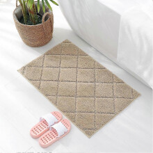 Bathroom Rug 19.68"x31.5", Non-Slip Soft Shaggy Bath Mat, Thick Plush Rugs for Bathtubs, Rain Showers, Under Sink, Easier to Dry