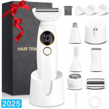 Electric Epilator - Women's - 5 in 1 - Rechargeable - Portable - Interchangeable Heads