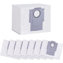 Sacs à poussière pour aspirateurs Roborock S8+/ S8 Pro Ultra/ S7 MaxV Ultra/ S7 Pro Ultra/ Q7+/ Q7 Max+/ Q8 Max+/ Q5 Pro+ avec vidage au