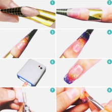 Kunstnagels - 500 stuks - Zelfklevende sjablonen - Nagelstickers - Manicuregereedschap