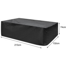 LESHP Waterdichte Tuintafelhoes - 213x132x74cm - 420D Oxfordstof