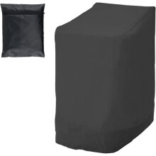 Puutarhatuolin päällinen kuudelle pinottavalle tuolille, vedenpitävä, UV-suojattu, ulkotuolin päällinen, 210D Oxford-kangas, 114 x 85 x 65 c