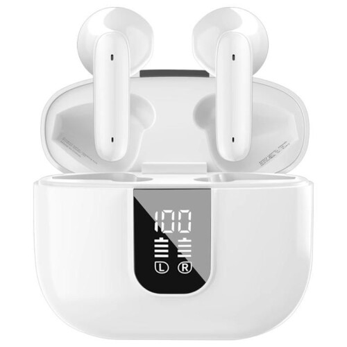 Ασύρματα ακουστικά Bluetooth 5.3 TOPESCT, αδιάβροχα IPX7, στερεοφωνικά για αθλητικά παιχ