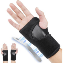 Tutore per polso, per sindrome del tunnel carpale, tendinite e artrite, imbottito per alleviare i sintomi e fornire sollievo, mano destra, 1