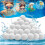 Filter Balls, 1600g Pool Filter Balls, Suitable for Various Filtration Systems, Sand Filter 1