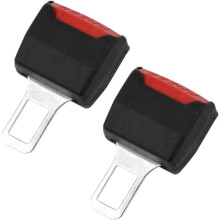 Conjunto de 2 suportes para fivela de cadeirinha de carro, extensor universal de cinto de segurança, ajustador de clipe de cinto de seguranç