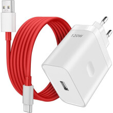 120W Chargeur Rapide pour Oneplus Super VOOC Charge,Super VOOC Chargeur Secteur avec 10A Câble USB C 1m pour Oneplus 13 13R 13T
