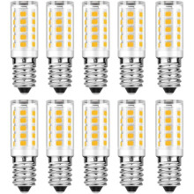E14 LED Bulb, Cool White 6000K, 5W Equivalent to 50W Incandescent Bulb, 400LM, Non-Dimmable, Pack of 10