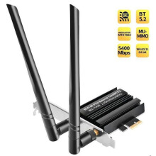 WiFi 6E card - OTBACT - PCIe - 5400 Mbps - Bluetooth 5.2 - Tri-Bands 6/5/2.4 GHz