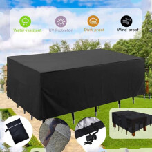 Telo di copertura per mobili da giardino - Telo di copertura per tavolo da esterno - Impermeabile - Resistente ai raggi UV - 170 x 94 x 70 c
