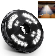 Terassivarjovalo, 28 langatonta LED-varjovaloa, 2 himmennystasoa, USB-ladattava, 400 lumenia