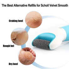 [10 kpl pakkaus] Vaihtorullat Scholl Velvet Smooth - Extra Rough -hammasharjaan