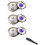 Ανταλλακτικές κεφαλές ξυρίσματος Oral-Q για Philips PT739 PT737 PT727 HQ8 - Συσκευασία των 3 + Βου 1