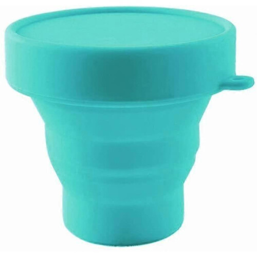 Collapsible Silicone Cup Foldable Sterilizing Cup for Menstrual Cups And Storing