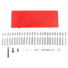 1/2in Drive Star Socket Set 54pc Hex Spline Bits T20-T55 H4-H12 Carbon Steel