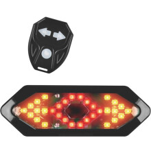 Clignotants vélo - TOKAI - 32 LEDs - Avertisseur sonore - Télécommande - Rechargeable USB