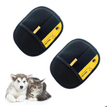 Set of 2 pet grooming gloves, reusable grooming gloves for cats and dogs, for washing