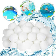 700g Aquaculture Filter Balls for Sand Filters, Water Purification Fiber Ball Filter for Swimming Pools and Spas