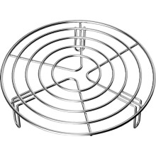 Grille de cuisson vapeur en acier inoxydable, support de cuisson, insert vapeur, grille de refroidissement, panier vapeur rond, insert v