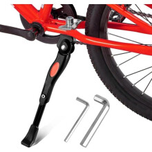 Höhenverstellbarer seitlicher Fahrradständer mit rutschfesten Gummifüßen, für elektrische Mountainbikes und Rennräder