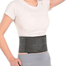 Hernia Belt compatible with Men or Women - Abdominal Binder Lower Waist Support Belt compatible with Umbilical Hernia and Um