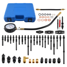 Compression Gauge Set for Petrol Diesel Engines Multiple Brand Vehicle Adapters
