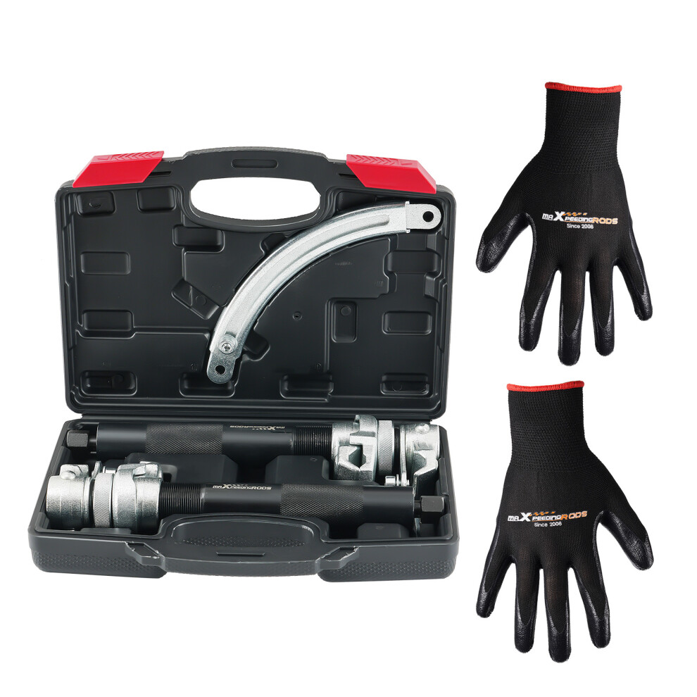 Heavy Duty Coil Spring Compressor Hook Strut Clamp Suspension Car Auto Tool Set 6941324428054