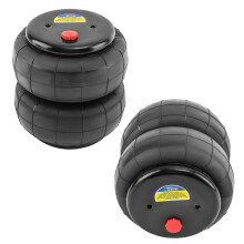 Universal 2600 lbs Air Suspension Spring Bag Bellows Kit 1/2"npt Single Port