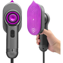 Fer à repasser portable, mini fer à vapeur, préchauffage rapide en 20 secondes, idéal pour la maison et les voyages (gris)