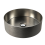 RAK Ingot Round Countertop Basin Includes Matching Waste Nickel 1