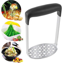 Presse-purée en acier inoxydable, presse-légumes, écrase-purée, presse-purée, compatible lave-vaisselle, pour purée de pommes de terre,